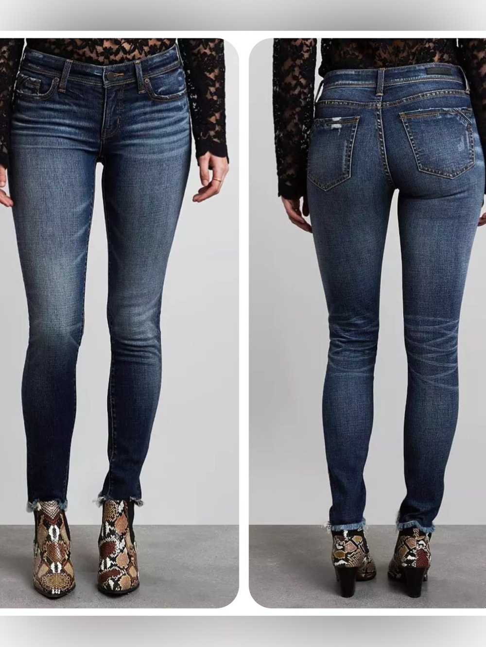 Buckle Black Jeans Women’s 30 Telluride Fit No. 53 Mid-Rise Ankle Skinny